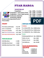 Daftar Harga