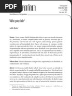 J Butler - Vida Precária