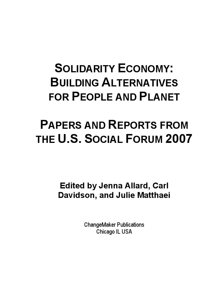 Network of women collaborating on economic alternatives