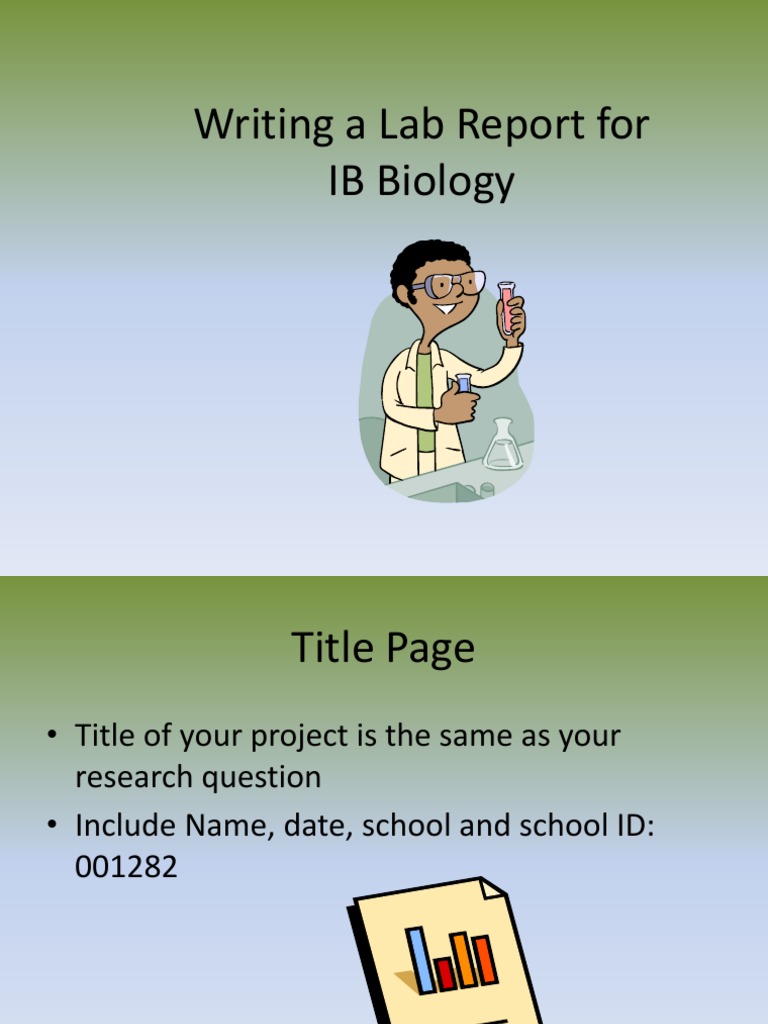 IB Biology Lab Report Guide | PDF | Statistics | Standard Deviation