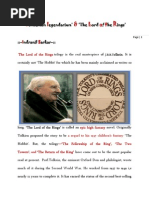 Download Tolkienian legendarium  The Lord of the Rings by Indranil Sarkar SN199186126 doc pdf