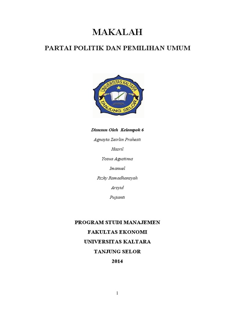 Partai Politik Dan Pemilu