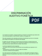 Discriminacion Auditivo Fonetica