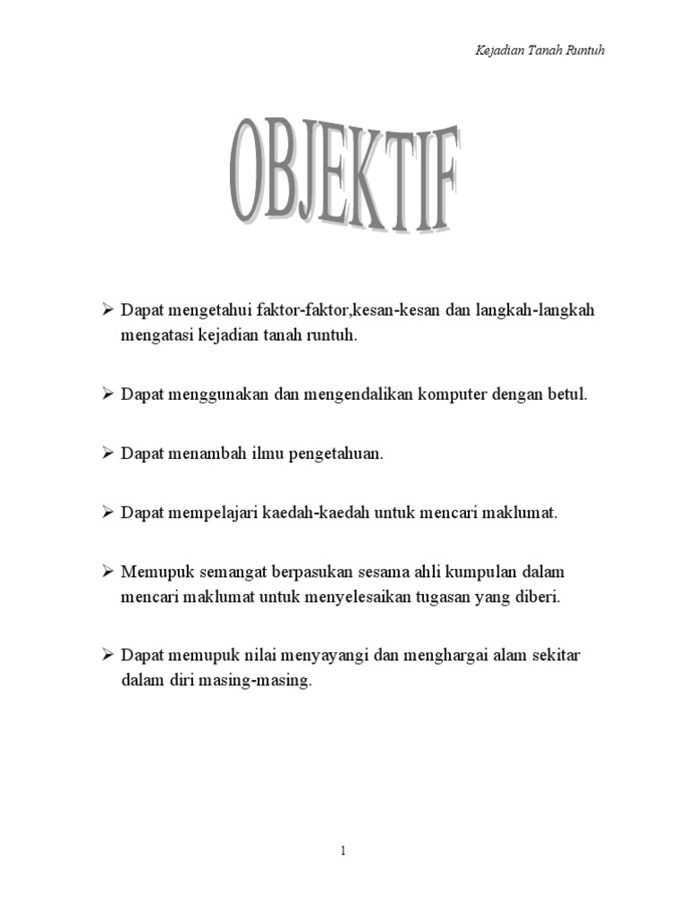 Tanah Runtuh Pdf