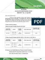 005 Incentive Frontliner Agent Periode 7 Jan - 31 Jan 2014