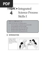 Topic 4 Integrated Science Process Skills I