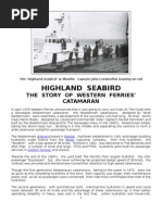 Download Highland Seabird - The Story of Western Ferries Catamaran by Kintyre On Record SN19921660 doc pdf