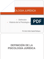 Historia y Conceptualizaccion de La Psicologia Juridica1