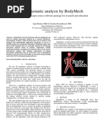 3D Kinematic Analysis by Bodymech: A Matlab Based Open Source Software Package For Research and Education