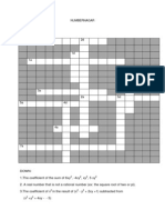 ALGEBRA WORD PROBLEM KEY TERMS AND CONCEPTS