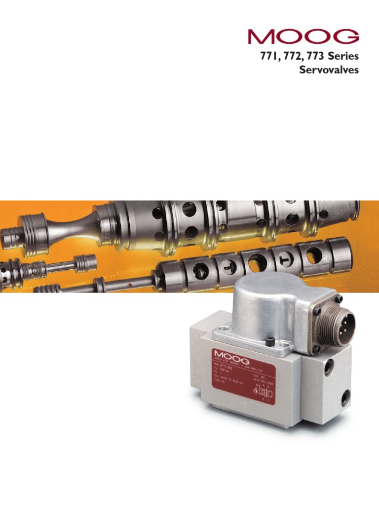 MOOG SERVO VALVES 771 772 773 Series Valve Inductor