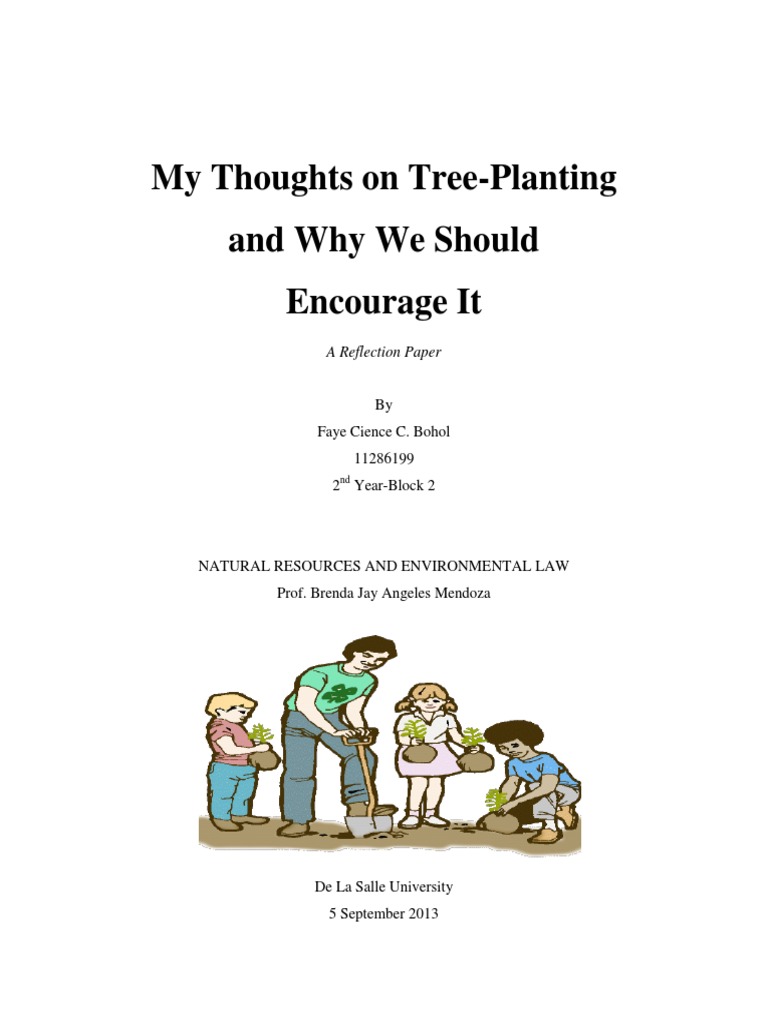 Narrative essay about tree planting image
