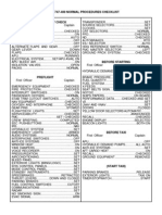 B744 Checklist