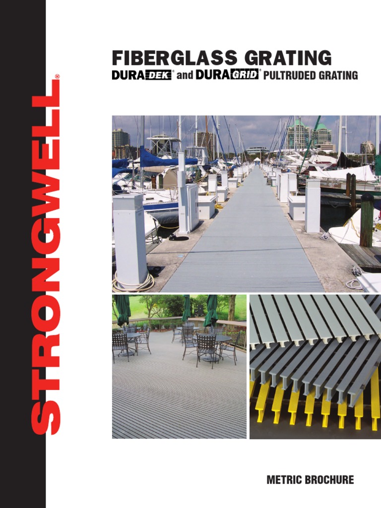Strongwell - Fiberglass Grating - Metric | PDF | Fiberglass | Industries
