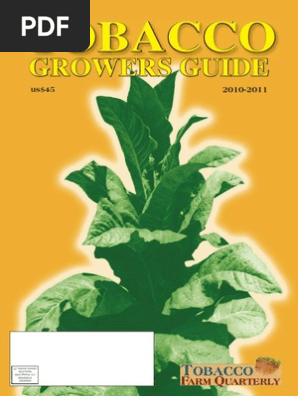 Tobacco Growers Guide | PDF | Burley (Tobacco)