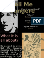 Noli Me Tangere: When It Was Published? Where?