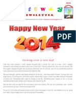 January 2014 Newsletter 10jan14