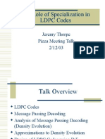 LDPC Optimization