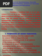 Download Preparation of Professional Teacher Organizing Professional Aspects of Teacher Preparation Programs by Gaoudam Natarajan SN199260091 doc pdf