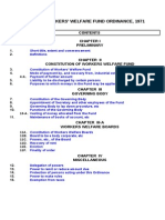 The Workers Welfare Fund Ordinance, 1971