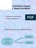 Group VII_ Agricultural Extension Program Planning Material and Method