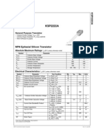 Datasheet KSP2222A - Resumido