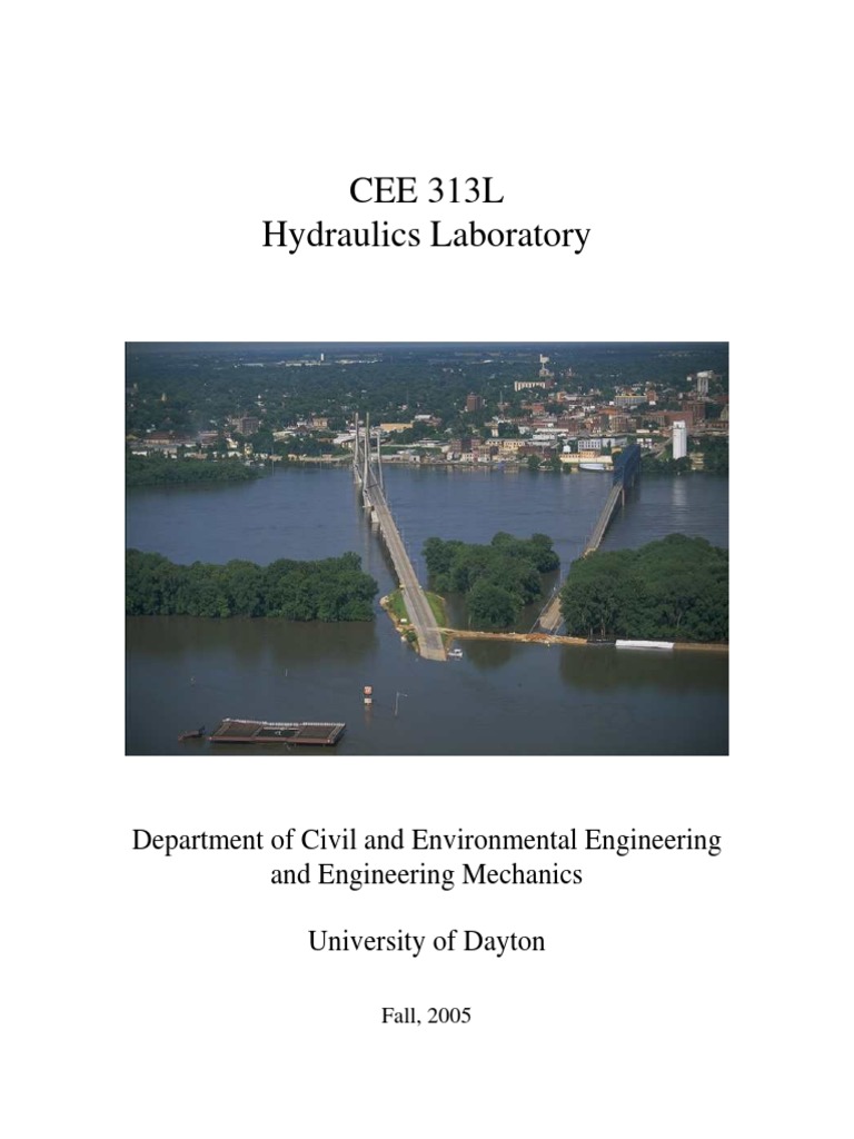 Lab Manual Hydraulics PDF Fluid Mechanics Experiment