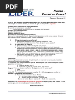 GB Material do Líder - Semana 01 - Pureza (Ferrari ou Fusca)