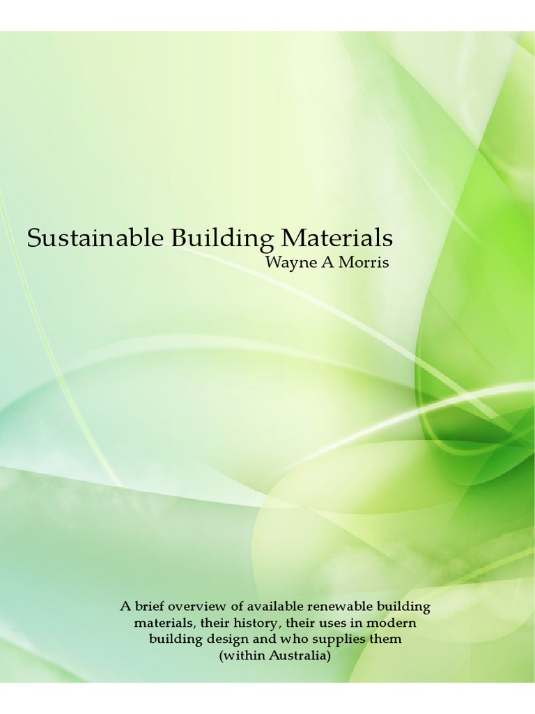 Sustainable Building Materials | PDF | Plywood | Hemp