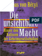 Rétyi, Andreas von - Die unsichtbare Macht - Hinter den Kulissen der Geheimgesellschaften (2002, 257 S., Text)