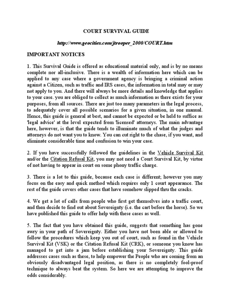156-Winning Court Procedure Guide | PDF | Prosecutor | Arraignment