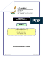 Life Sciences P2 Nov 2008 Afr Memo Final