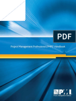 Project Management Professional PMP Handbook LETTER