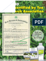 Apsa-80 now certified by Tea Research Association