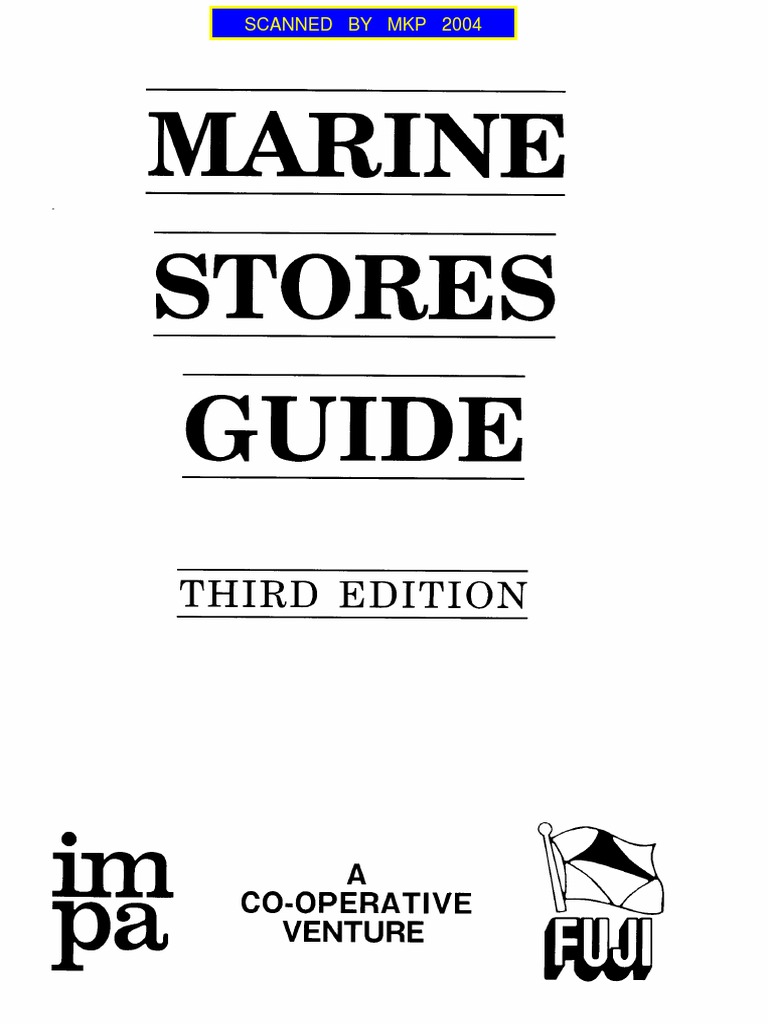 IMPA MARINE STORES GUIDE 3RD ED