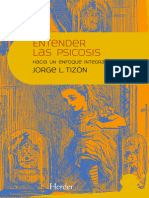 Indice Entender Las Psicosis, Hacia Una Visión Integradora, de Jorge Tizón