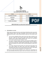 Tugas Kelompok Bab 1. Agama & Manusia