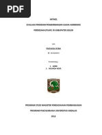 Download Evaluasi Program Pengembangan Usaha Agribisnis 1 by Adam Zanuar Alhakam SN199334035 doc pdf