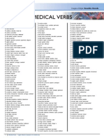 Essential Medical Verbs POSTER