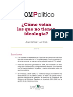 ¿Cómo Votan Los Que No Tienen Ideología¿