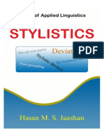 Series of Applied Linguistics: Stylistics by Hasan M. S. Jaashan