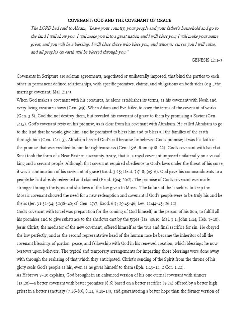 Covenant | PDF