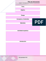 Formato Plan de Intervencion