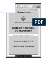 directiva tesoreria