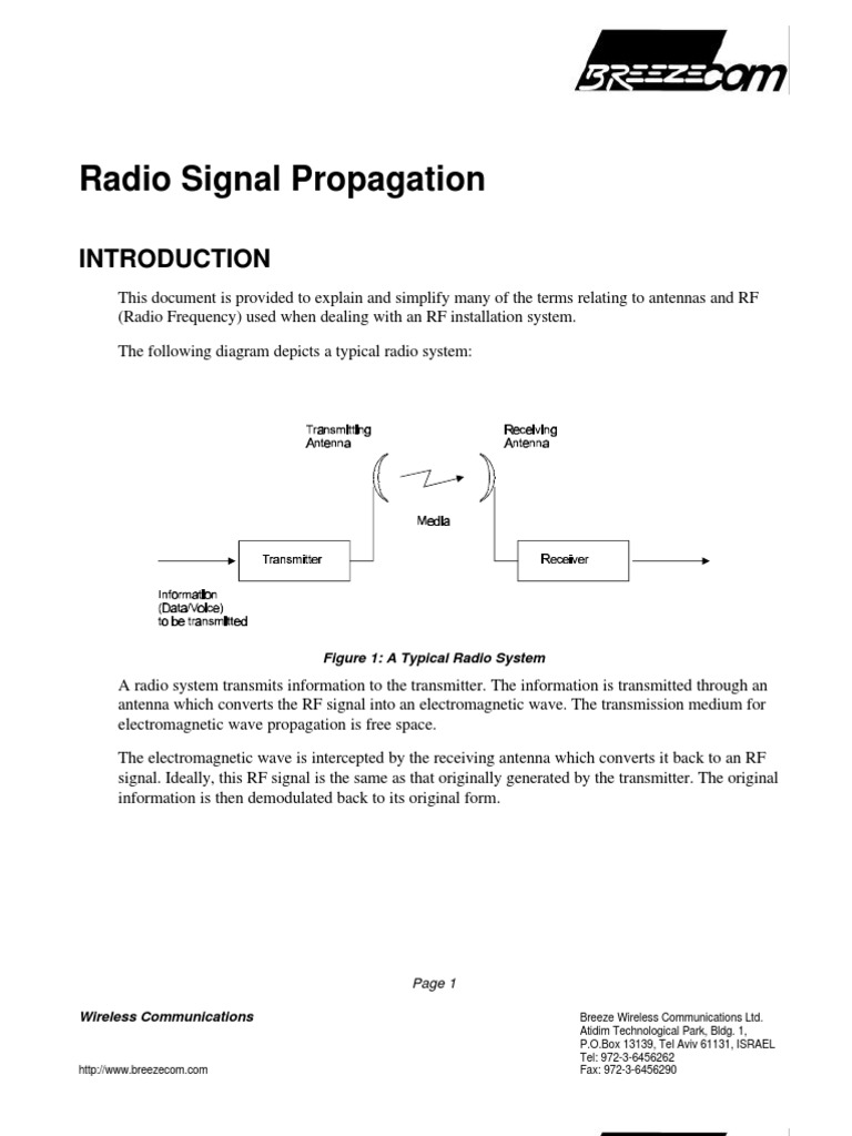 02 - Radio Signal Propagation | PDF