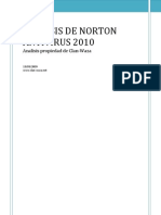 Analisis de Norton Antivirus 2010