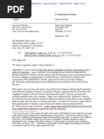 DOJ Response to Apple Request to Remove Bromwich