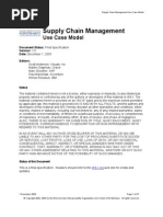 Supply Chain Management Use Case Model