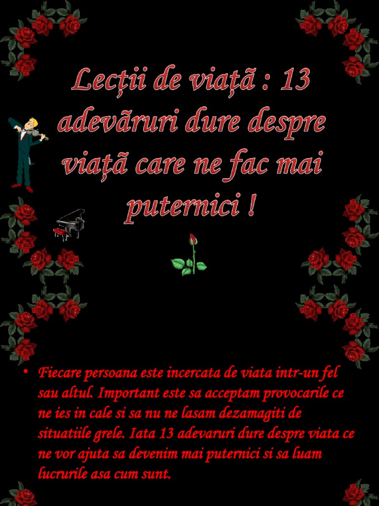 Lectii De Viata