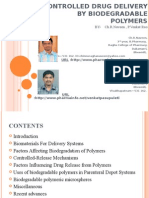Biodegradable Polymers in Controlled Drug Delivery